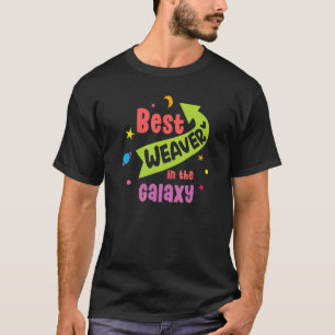 Camiseta Mejor Tejedor de la Galaxia Lanzadera de Tejido Li