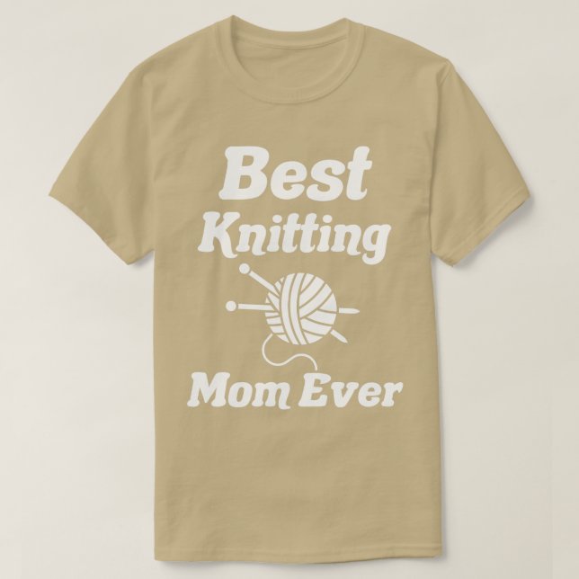 Camiseta mejor tejer a mamá siempre50 (Diseño del anverso)