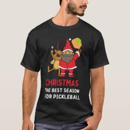 Camiseta Mejor Temporada De Pickleball - Navidades De Pickl