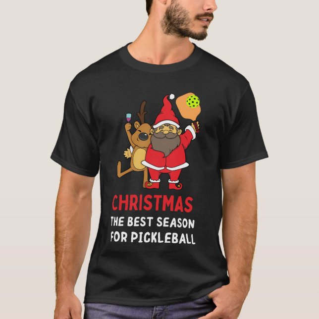 Camiseta Mejor Temporada De Pickleball - Navidades De Pickl (Anverso)