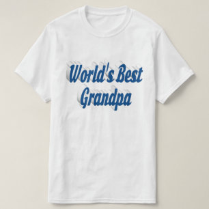 Camiseta Mejor texto azul marino del abuelo