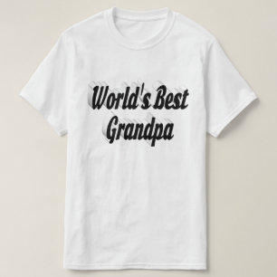 Camiseta Mejor texto negro para el abuelo