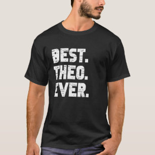 Camiseta Mejor Theo Nombrar Nacimiento Popular Theo Costume