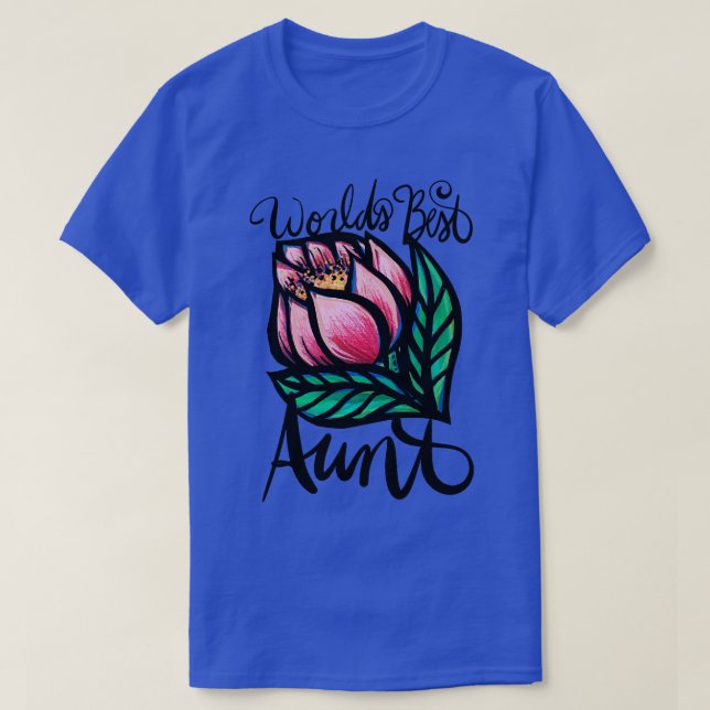 Camiseta Mejor Tía del Mundo (Diseño del anverso)