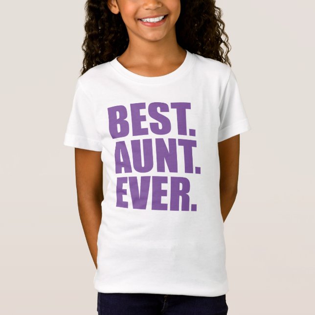 Camiseta Mejor. Tía. Nunca.(violeta) (Anverso)