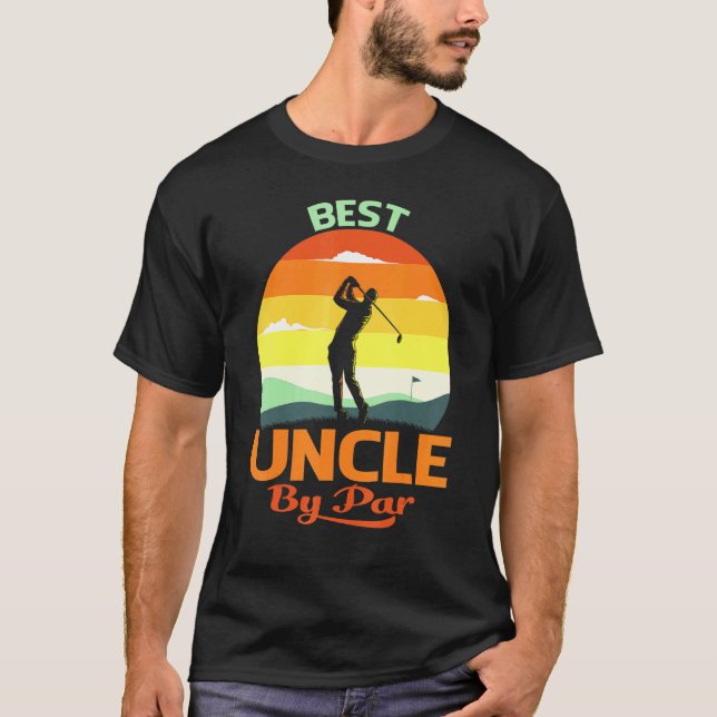 Camiseta Mejor Tío Del Día Del Par Fathers Golf (Anverso)
