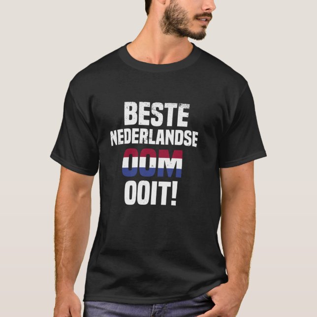 Camiseta Mejor tío holandés de Holanda (Anverso)