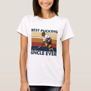 Camiseta Mejor tío pucking divertido dicho de tío de hockey