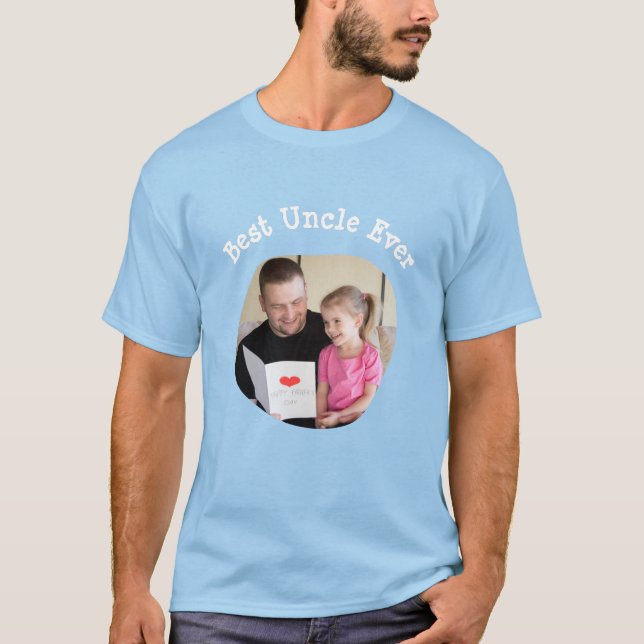 Camiseta Mejor tío que sube tu foto de la familia cuadrada (Anverso)