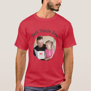 Camiseta Mejor tío que sube tu foto de la familia cuadrada