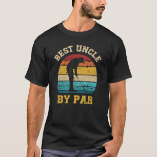 Camiseta Mejor tío vintage retro por el Día del Padre Golf 