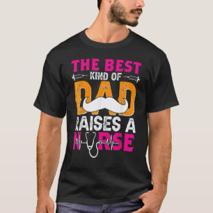Camiseta Mejor Tipo De Papá Cría A Una Enfermera Doctora Mé