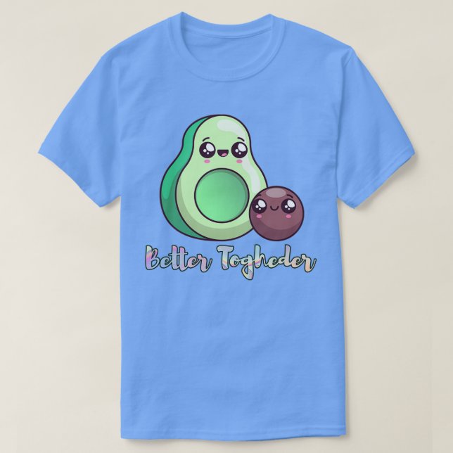 Camiseta Mejor Togheder Cute Aguacate Aguacate Lover Shirt  (Diseño del anverso)
