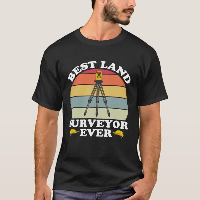 Camiseta Mejor Topógrafo de Tierras, nunca cartógrafo de La (Anverso)