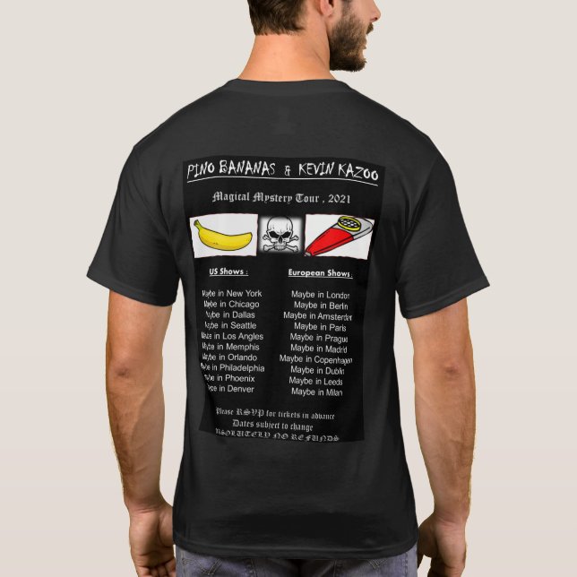Camiseta Mejor Tour Mundial de Bandas 2021 (Reverso)