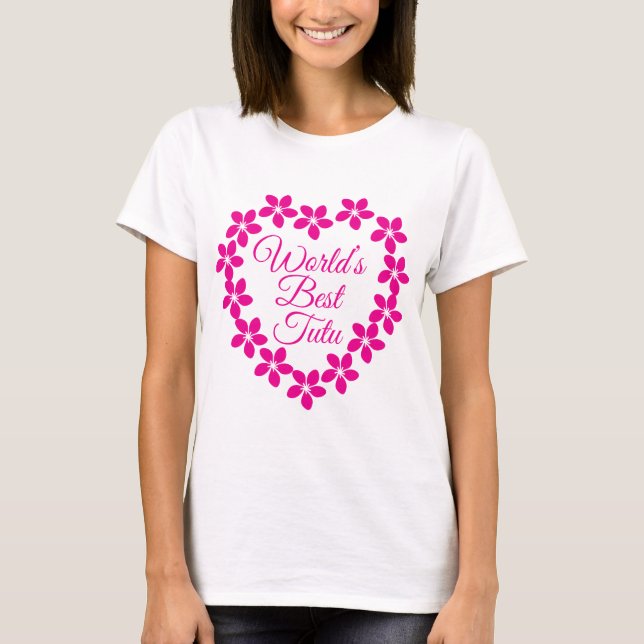 Camiseta Mejor Tutu del Mundo (Anverso)