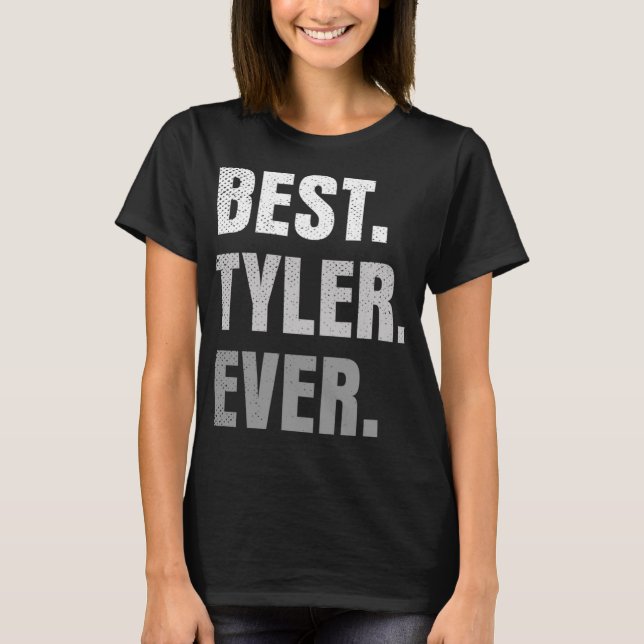Camiseta Mejor Tyler Nombrado (Anverso)
