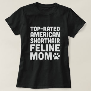 Camiseta Mejor valorada Mamá Felina American Shorthair
