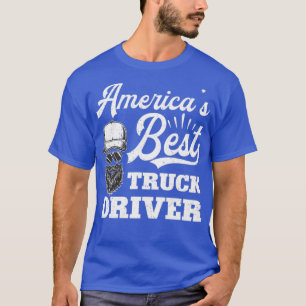 Camiseta Mejor Vehículo De Conductor De Camión De América C