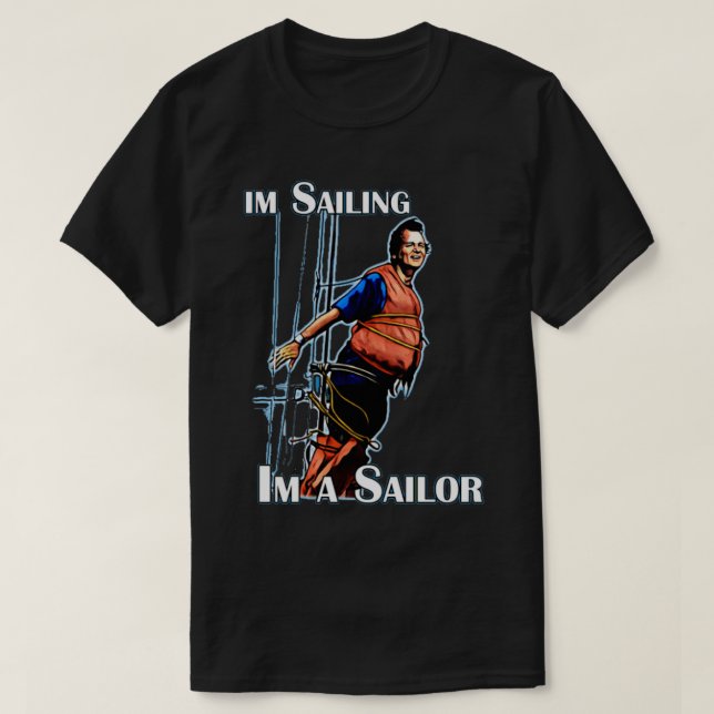 Camiseta MEJOR VENDEDOR Estoy Vela Soy Mercadería De Marine (Diseño del anverso)