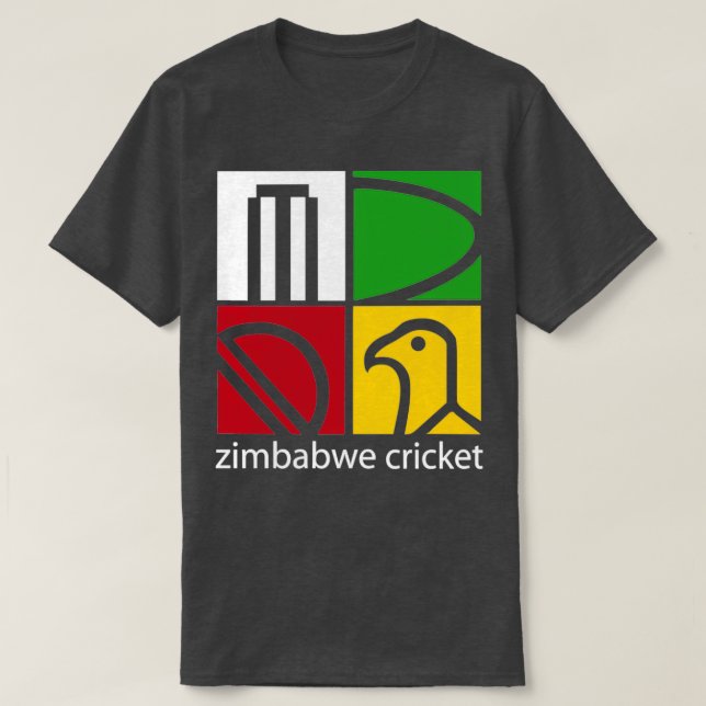 Camiseta MEJOR VENDEDOR Mercancías de críquet de Zimbabue (Diseño del anverso)