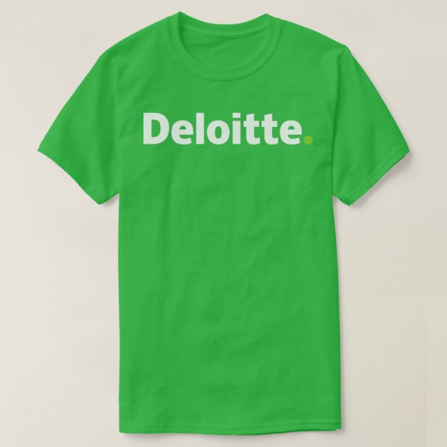 Camiseta Mejor venta de Deloitte (Diseño del anverso)