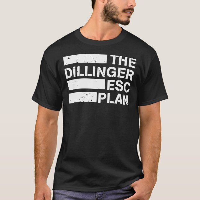 Camiseta MEJOR VENTA - El Plan Escape Dillinger Essentia (Anverso)
