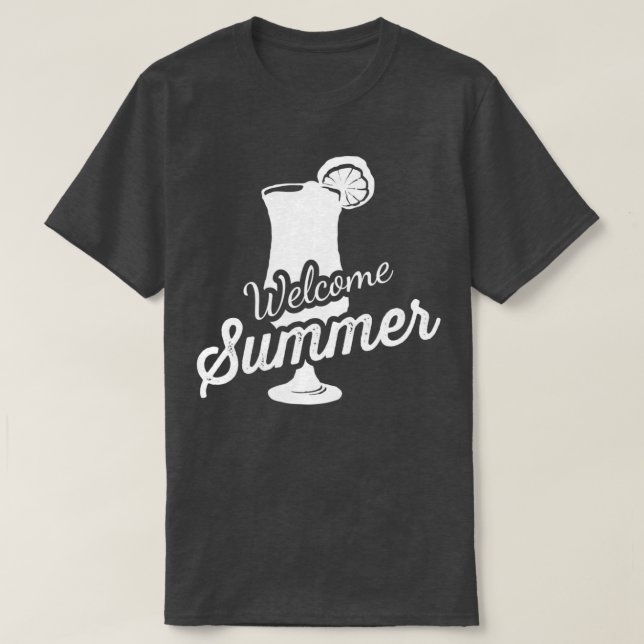 Camiseta Mejor verano de bienvenida verano 1 (Diseño del anverso)