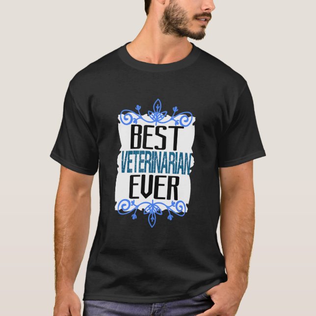 Camiseta Mejor Veterinario Profesional de la Vida (Anverso)