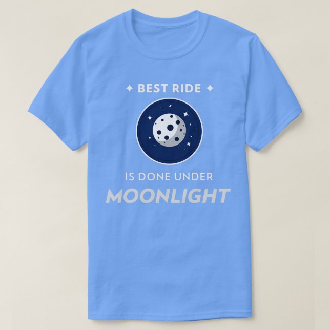 Camiseta Mejor Viaje Bajo La Luz De La Luna (Diseño del anverso)