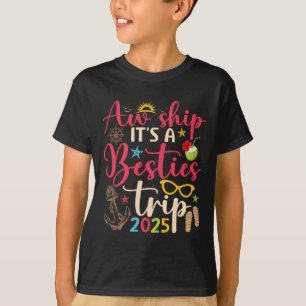 Camiseta Mejor Viaje de Amigas 2025 Amigas Crucero Verano V