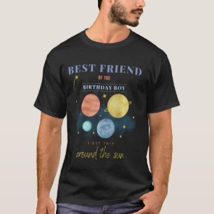 Camiseta Mejor Viaje de Primer Cumpleaños de Amigo Alrededo