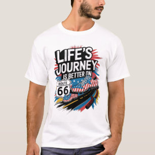 Camiseta Mejor viaje por la vida en el Ilustracion de la Ru