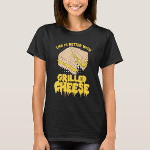 Camiseta Mejor Vida Con Sandwich De Queso A La Parrilla Que