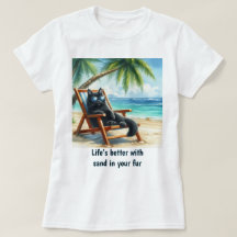 Mejor vida en la playa Amantes de los gatos 