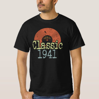 Camiseta Mejor Vinil Clásico De 1941, Nacido En 1941