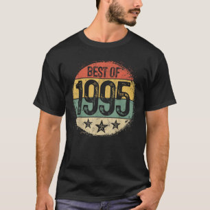 Camiseta Mejor Vintage Circular De Regalo De 1995 De 30 Año
