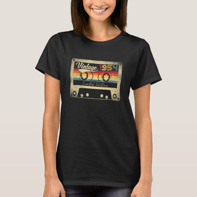 Camiseta Mejor Vintage De 1954 68º Cumpleaños (Anverso)