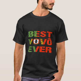 Camiseta Mejor Vovo Hasta El Abuelo Portugués Bandera De Po