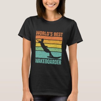 Camiseta Mejor wakeboarder del mundo  Wakeboarding Wakeboar