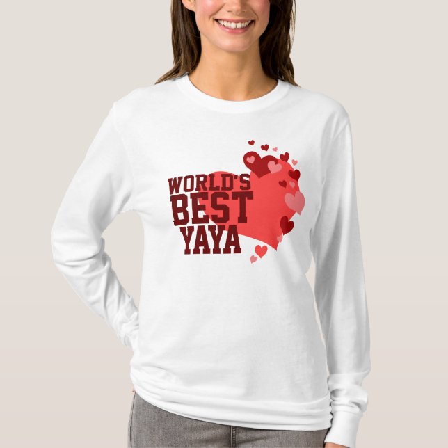 Camiseta Mejor Yaya del mundo (Anverso)