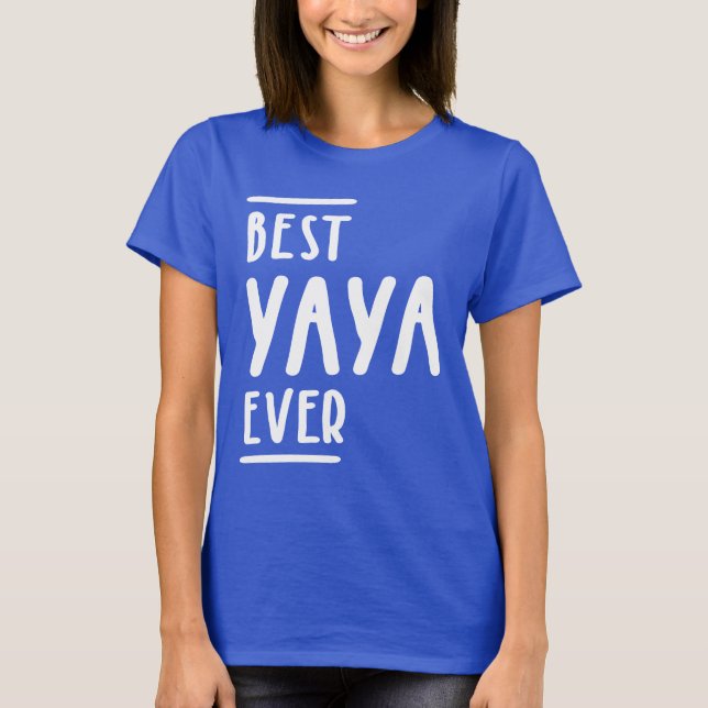 Camiseta Mejor Yaya jamás - Regalo de la abuela (Anverso)