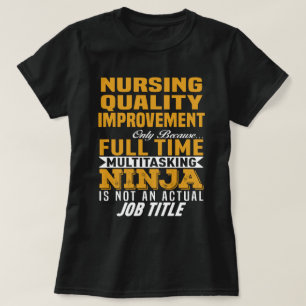 Camiseta Mejora de la calidad de la enfermería