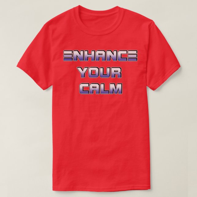 Camiseta Mejora tu calma (Diseño del anverso)