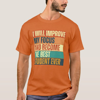 Camiseta Mejoraré mi enfoque chica