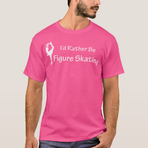 Camiseta Mejoraría patinando sobre hielo en figura