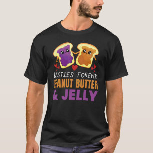 Camiseta Mejores Amigas Para Siempre Mantequilla De Maní Y