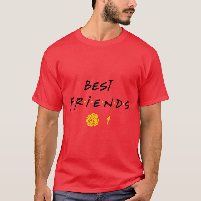 CAMISETA MEJORES AMIGOS #1 (Anverso)