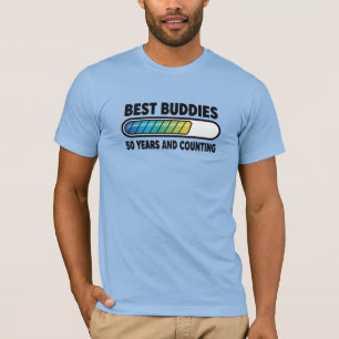 Camiseta Mejores Amigos 50 Años y Contando