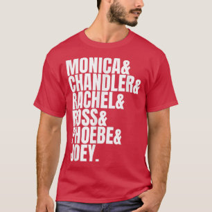 Camiseta Mejores amigos como Rachel Ross Joey Monica Chandl